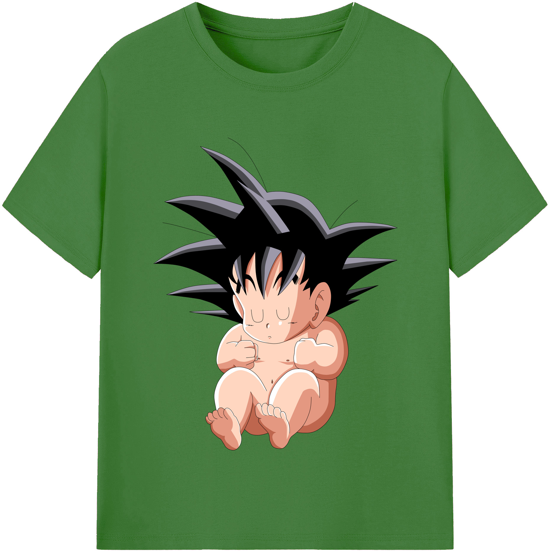 （画像用） ドラゴンボール 孫悟空（そん ごくう）Son Goku カカロット DRAGON BALL Kakarotto レディースカジュアルプリントTシャツ（綿100％）